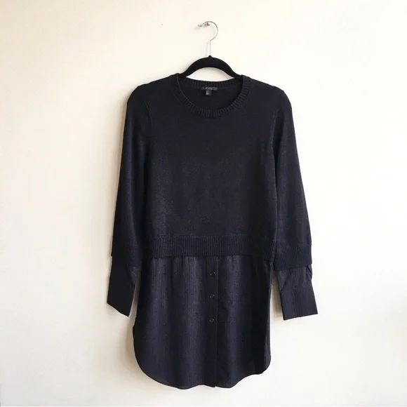 sweater dress cos White Honeycomb Pattern Long Sleeve Crewneck Size XS COS Rib-knit Dress in Natural